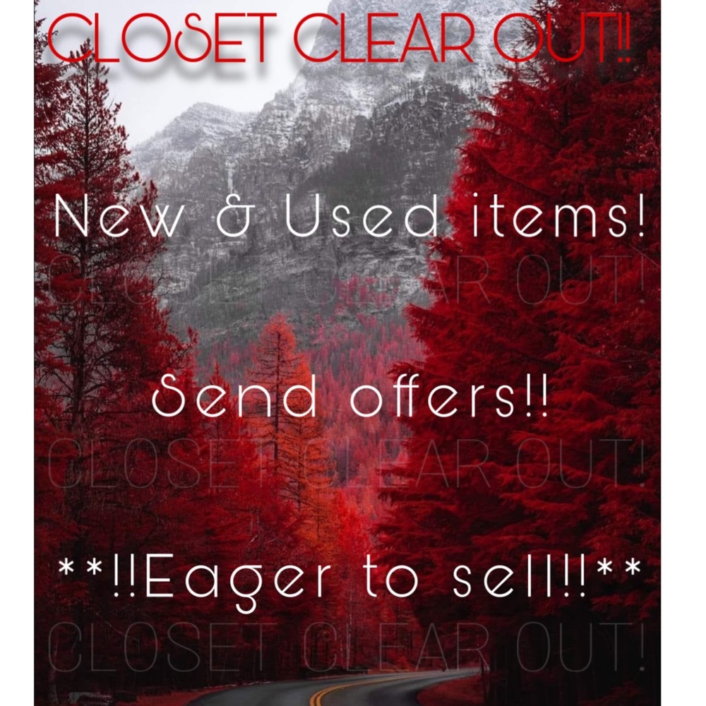 CLOSET CLEAR OUT!!!
